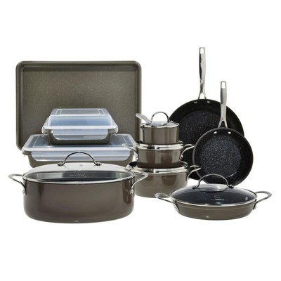 Curtis Stone 17-piece All-Purpose Cookware Set Refurbished