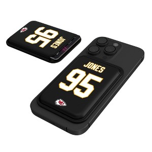 Keyscaper NFL Kansas City Chiefs Players Game Tactic Black Magnetic Credit Card Wallet - 1 of 3