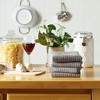 Design Imports Gray Solid Waffle Terry Dishtowel Set/4 - 3 of 4