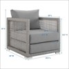 Modway Aura Rattan Outdoor Patio Armchair - 4 of 4