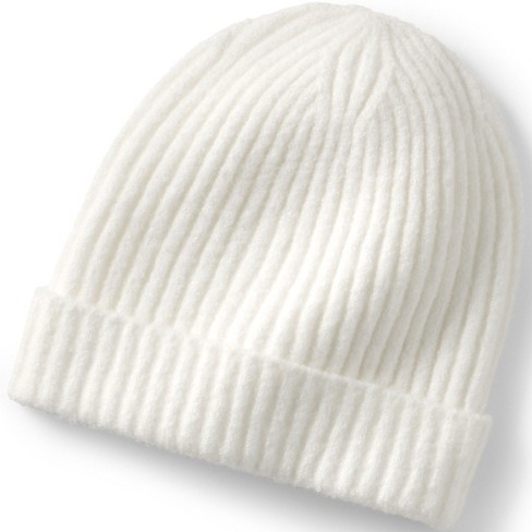 Lands End Cashtouch Winter Beanie Hat Small Ivory Target