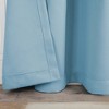 Classic Modern Solid Room Darkening Semi-Blackout Curtains, Grommets, Set of 2 by Blue Nile Mills - 3 of 4
