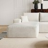MAYEERTY Sofa White - Corduroy, Compact Seat, No Assembly, for Living Room/Bedroom - 2 of 4