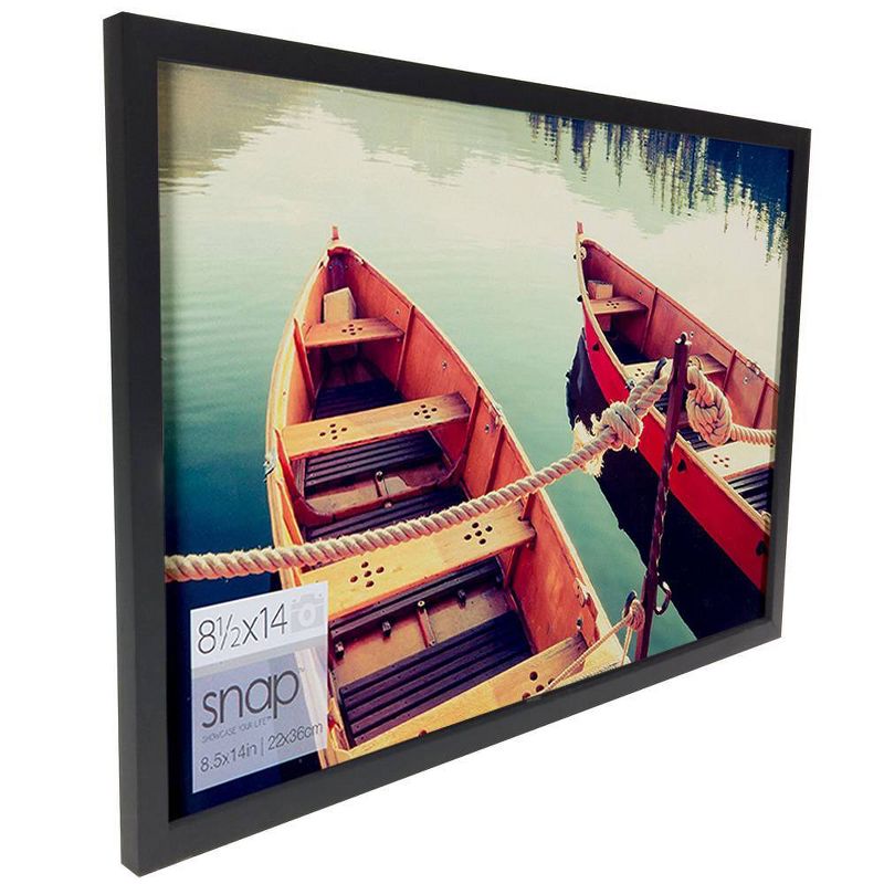 SNAP 8.5&#34;x14&#34; Black Wood Wall Photo Frame, 2 of 7