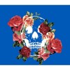 Natural World Skull & Roses Long Sleeve Adult Hooded Sweatshirt - 2 of 2