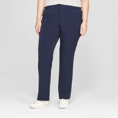 womens plus size navy pants