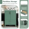 Mshliw 24 Inch Bathroom Vanity with Ceramic Sink Combo, Modern Freestanding Storage Cabinet with Silver Handles, Soft Closing Door and Drawer - 4 of 4
