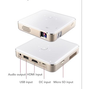 Mini Portable Home Theater Projector – Compact HD Video Projector for Movies, TV & Gaming - 1 of 1