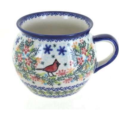 Blue Rose Polish Pottery 56 Vena Bubble Soup Mug