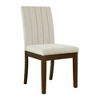 510 Design Set of 2 Everly Upholstered Channel Back Dining Chairs - 4 of 4