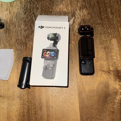 DJI Pocket 3 4K Handheld Camera: USB-C, Image Stabilization, 2