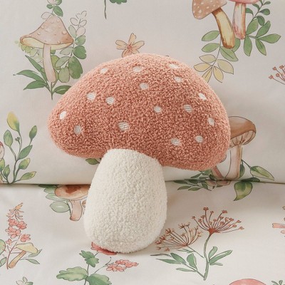 Intelligent Design Full/Queen Mina Mushroom Garden Comforter Set: Hypoallergenic Floral Bedding for Teens & All Ages — фото 6
