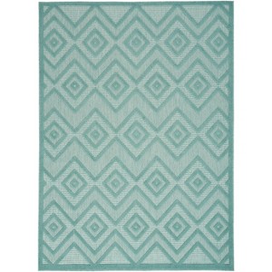 Nourison Versatile Solid Diamond Indoor Outdoor Flatweave Area Rug - 1 of 4