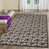 Liora Manne Carmel  Indoor/Outdoor Rug  Black.. - 2 of 4