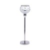 Elegant Candle Holders, Tall & Modern, Chrome Finish, Home Decor Accent, Ideal for Living Room & Celebrations - 2 of 4
