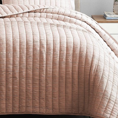 Riverbrook Home 3pc Full/Queen Moonstone Quilt Bedding Set Light Pink: Polyester, Machine Washable, Includes Shams — фото 4