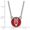 Black Bow Jewelry Sterling Silver Chi Omega Greek Life Necklace 18 Inch - 2 of 4