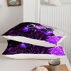 Acoinel Purple Game Console Comforter Bedding Set with 1 Quilt 2 Pillowcases, for Teens Men Girls Adults Bedroom - 4 of 4