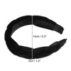Unique Bargains Women's Thick Braided Velvet Headband Hairband Accessories 1.2 Inch Wide 1 Pc - 4 of 4