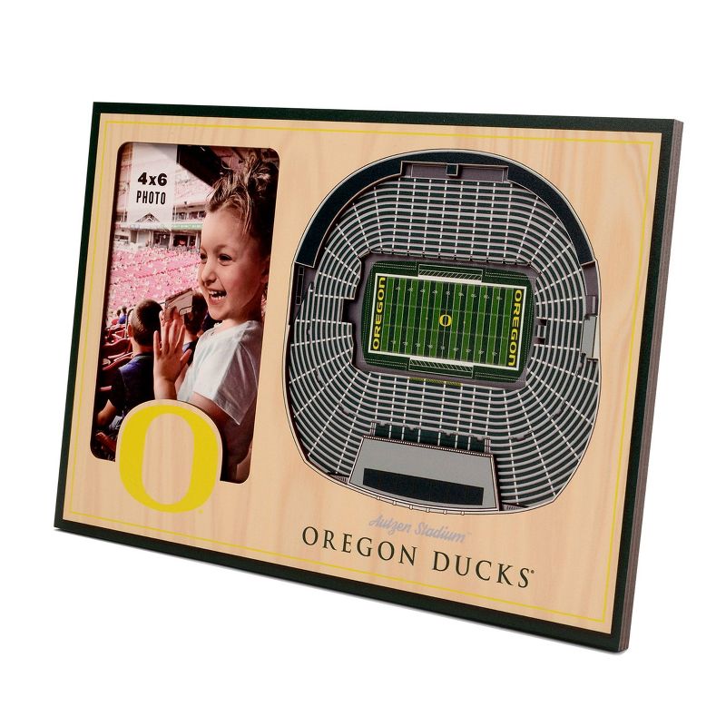 4&#34; x 6&#34; NCAA Oregon Ducks 3D StadiumViews Picture Frame, 1 of 6