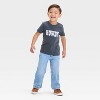 Toddler Boys' Short Sleeve Howdy Graphic T-Shirt - Cat & Jack™ Black - 4 of 4