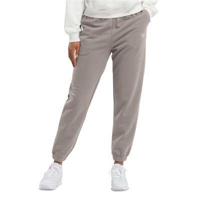 Reebok Womens Fleece Athletic Jogger Pants