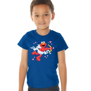 Toddler Boys' Sesame Street Valentine's Day Cupid Elmo T-Shirt For Toddler Boys And Girls - 1 of 4