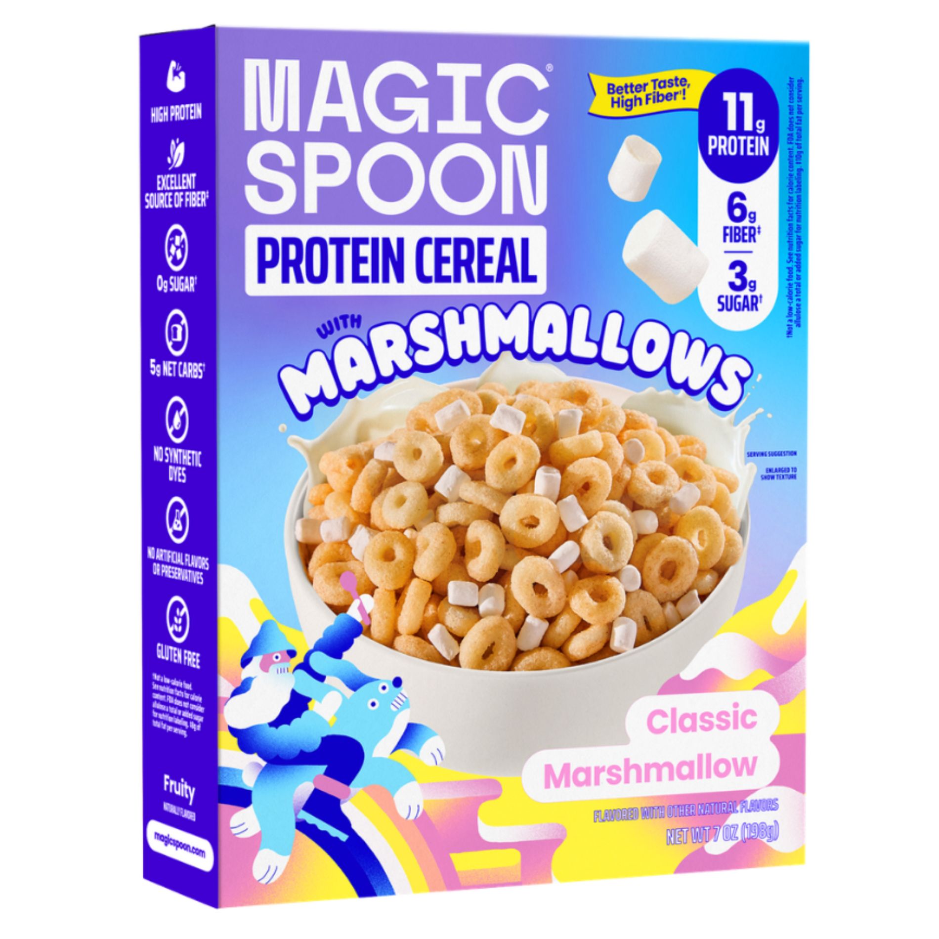 Magic Spoon Classic Marshmallows Protein Breakfast Cereal - 7oz: No Certified Synthetic Colors