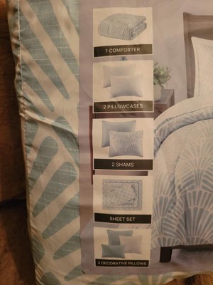 Beautyrest 10pc King Conway Comforter And Sheet Set Gray : Target