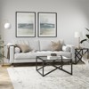 Square Black Bronze Coffee Table - Henn&Hart - 2 of 4