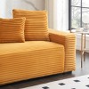 NicBex 104.72 Inch Corduroy Deep Seat Couch with 4 Throw Pillows for Living Room,Office,Apartment - 4 of 4
