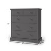 Child Craft Universal Select 4 Drawer Dresser for Nursery or Bedroom, Plenty of Storage, Anti-Tip Kit Included to Prevent Tipping, Baby Safe Finish - 3 of 4