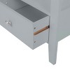 NicBex Bathroom Storage Cabinet,Modern Storage Cabinet with 2 Drawers and Shelves for Living Room,Home Office - 4 of 4