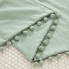 Pom-Pom Fringe Pillowcases & Body Pillow Cover – Soft Decorative Bedding Shams with Deep Pocket, Queen/King/Body Options - 4 of 4