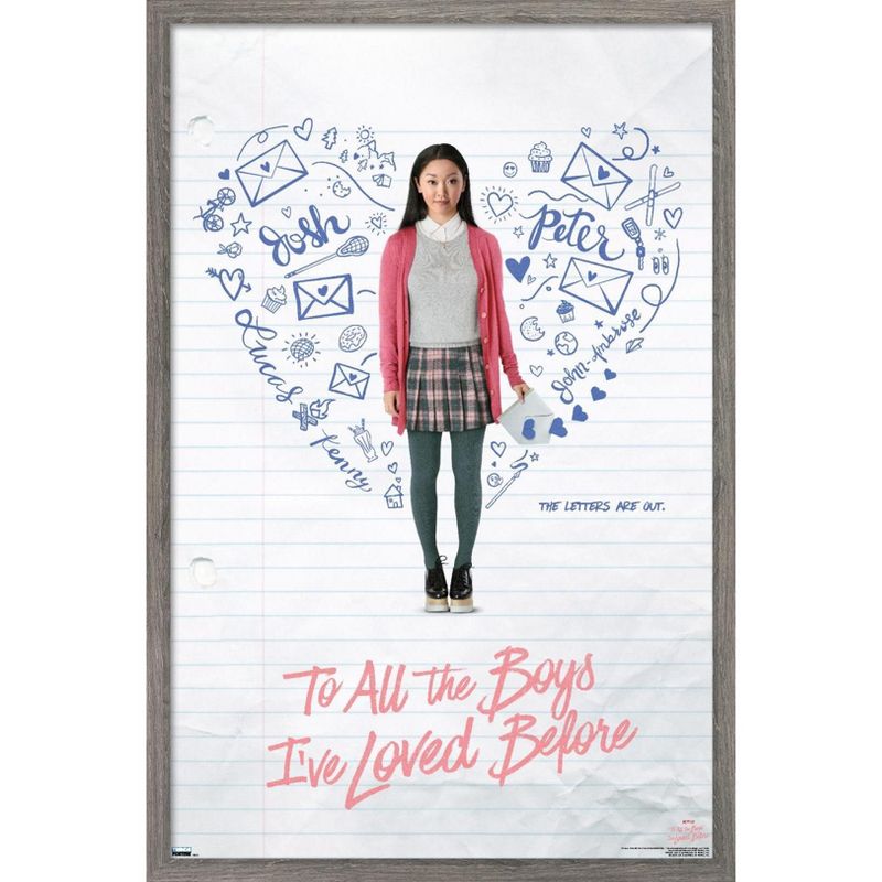 Trends International Netflix To All the Boys I've Loved Before - Key Art Framed Wall Poster Prints, 1 of 7