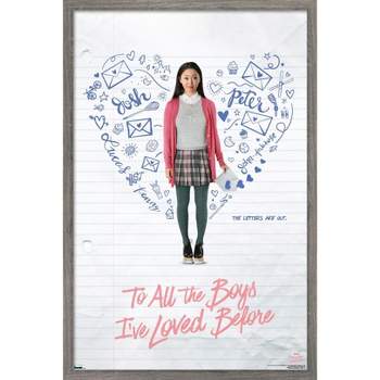 Trends International Netflix To All the Boys I've Loved Before - Key Art Framed Wall Poster Prints