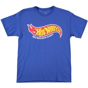 Hot Wheels Short Sleeve Shirt - Boys Hot Wheels Short Sleeve Tee - Cars Shirt - 1 of 4