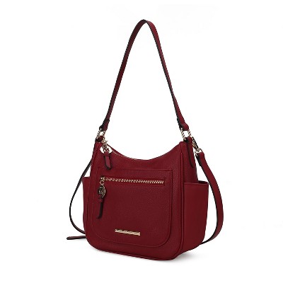 MKF Collection Wally vegan Leather Women' s Hobo Shoulder Bag by Mia K