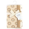 Hudson Baby Cotton Flannel Burp Cloths, Brave Lion 4-Pack, One Size - 2 of 4
