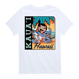 Boys' - Lilo and Stitch - Lilo Stitch Kauai Short Sleeve Graphic T-Shirt - 1 of 4