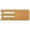 VidaXL Wall-mounted Bathroom Cabinet 35.4"x15.7"x11.8" Solid Wood Teak - 3 of 4