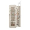 Kumasinova 47.2" Full Length Mirror with Storage,Natural Over Jewelry Closet Organizer,Door Mirror or Wall Mirror Full Length with Lockable Cabinet - 3 of 4