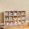 YIYIBYUS Solid Wood Shelves, Wooden Cube Shelf Bookcase, Floorstanding Bookshelf - 3 of 4