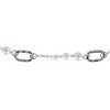 CTM Women's Pearl Chain Link Belt - 2 of 3