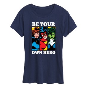 Women's - Marvel - Be Your Own Hero Short Sleeve Graphic T-Shirt - 1 of 4