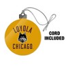 Loyola University Chicago Ramblers Acrylic Christmas Tree Holiday Ornament - 3 of 4