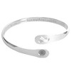 Cancer Awareness Bracelets, Engraved Bracelets When you choose hope anything’s possible in Silver of Gold 9 inches - 4 of 4