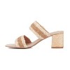 New York & Company Women's Fala Block Heel Sandal - BONE/NATURAL, 8.5 - 3 of 4