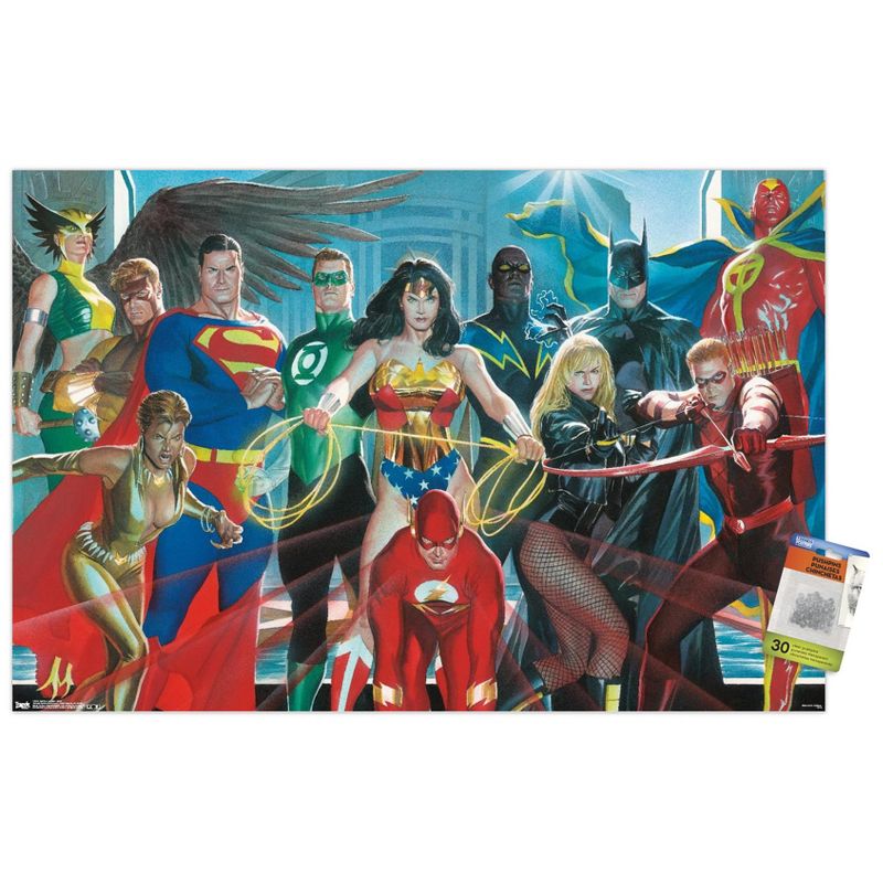 Trends International DC Comics - Justice League - Alex Ross - The Elite Unframed Wall Poster Prints, 1 of 7