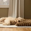 TOWN & COUNTRY LUXE CuddleTown Ribbed Bubble Stripe Pillow Crate Mat Pet Bed - 4 of 4